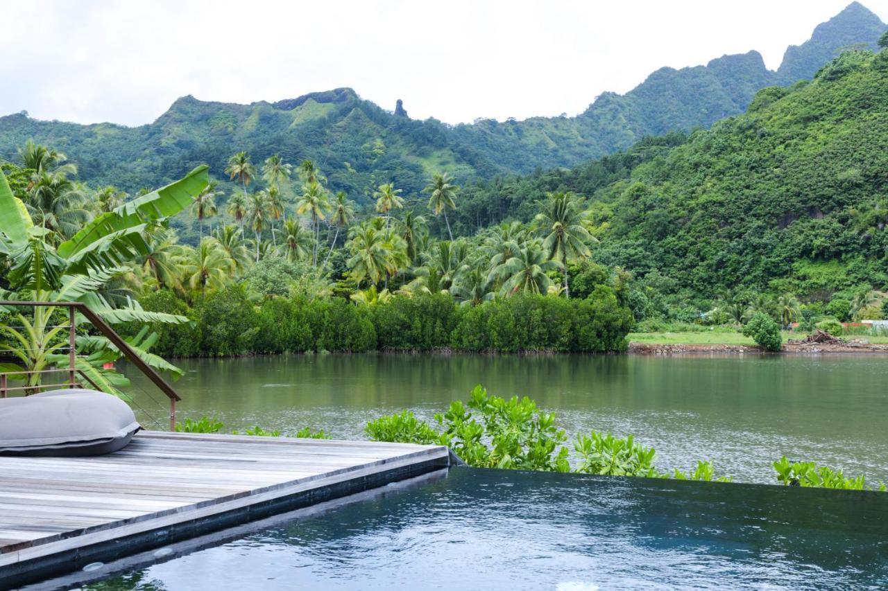 Villa Ho'A - Bord De Mer Avec Piscine Papetoai Exterior photo